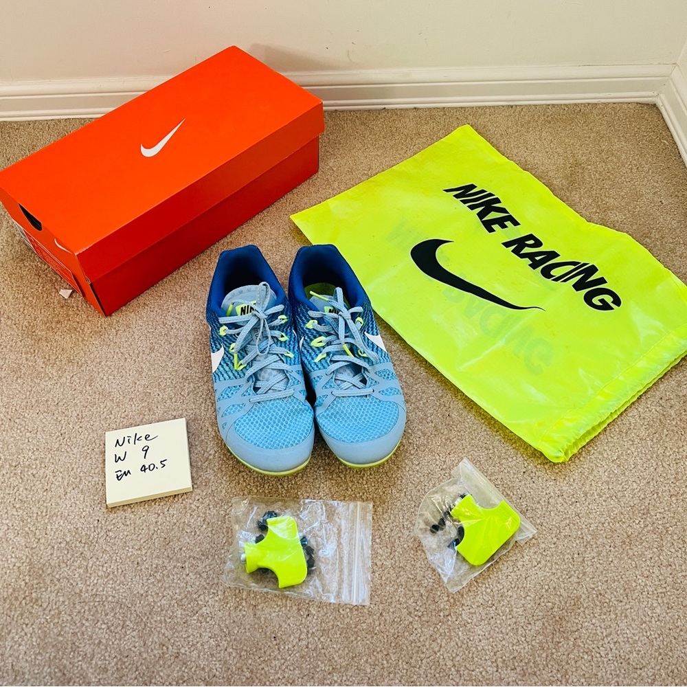 Nike Blue Running Shoes with Accessories W 9